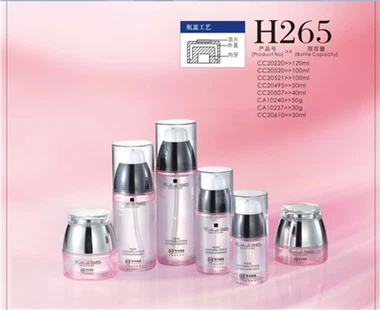 Bocal en verre cosmétique Jh-hx-h265