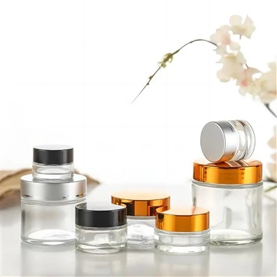Pot cosmétique en verre de 8 onces