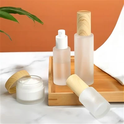 Emballage en verre cosmétique